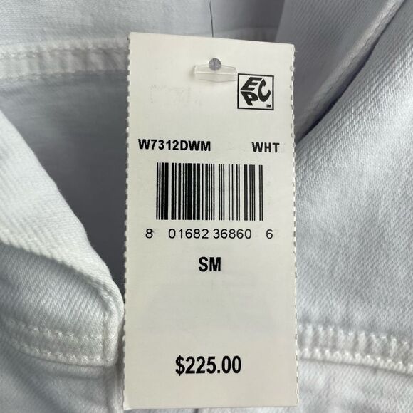 NWT Hudson Los Angeles White Denim Jacket Size S - Picture 7 of 9